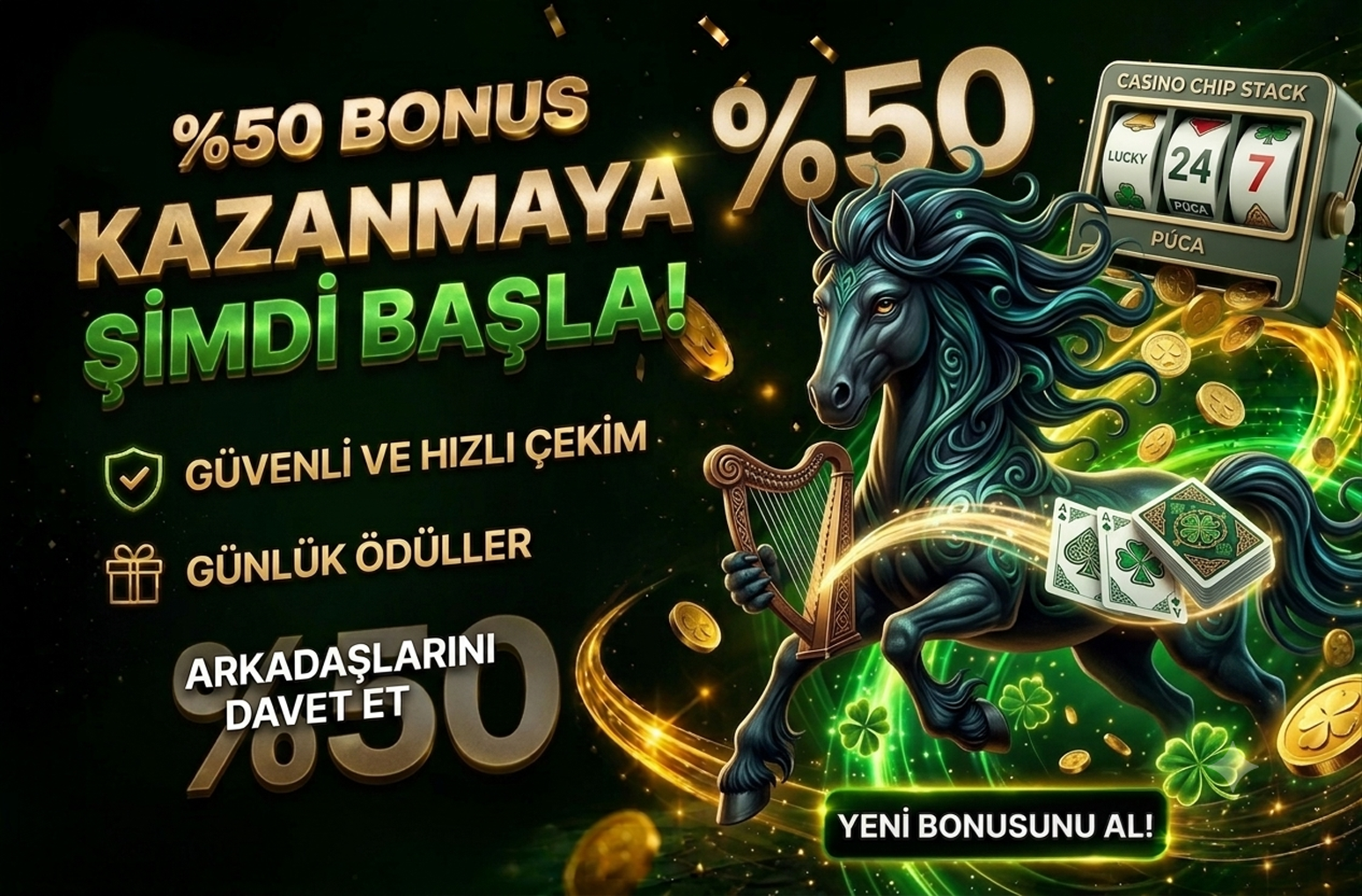 Arkadaşını Getir Bonusu %50